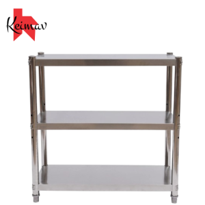 3 Layer Stainless Steel Kitchen Storage Rack Organizer Shelf Stainless Steel Rack for Family Kitchens - Keimav Official