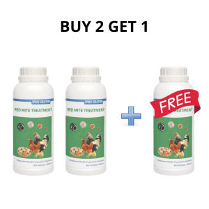 [Buy 1 Get 1]Multi Purpose Mite Spray 500ml Mite Tick Flea Killer Kuto ng Manok KutoCare Fast Acting