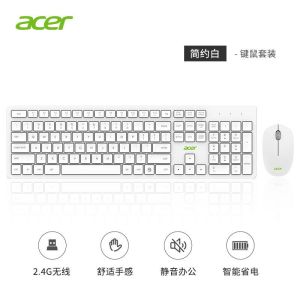 2025 เอเซอร์ (Acer) รุ่นเรือธง ชุดคีย์บอร์ดและเมาส์แบบไร้สายปุ่มหยดน้ำ ให้ความรู้สึกเนียน LK416