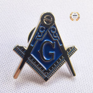 High Quality 0.75 Inch MASON Badge 3D Metal Masonic Pin