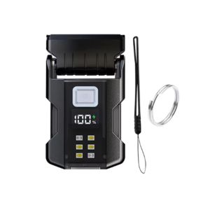 MEEU Super Bright Rotatable Flashlight LED Display 550LM Hat Clip Light Portable Tail Torch Work Light Camping Fishing Walking