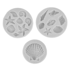 Chủ Đề Biển Bánh Kẹo mềm bằng Silicone Khuôn Vỏ Sò Conchs Starfishes khuôn làm đồ nướng Cho Tự Làm trang trí bánh dự án thủ công