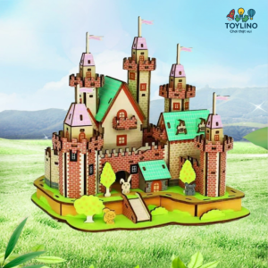 Đồ chơi lắp ráp gỗ 3D - Lâu đài cổ tích
