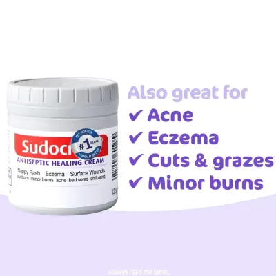125g 100% AUTHENTIC SUD0CREM PP Antiseptic Baby Skin Healing Cream (Made in Ireland)