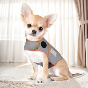 Teekland Thundershirt Dog Clothing Effectively Soothes Anxious Dogs Dog Calm Wrap Outerwear Timid Thunder Noise Protection Adjustable Warm Clothing Dog Outing Stylish Jacket Easy to Clean