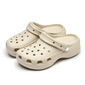[Free Shipping] Cloud Thick-Soled Clogs 2026 Summer New Collection Breathable EVA Thick-Soled Beach Sandals For Women Slip-On Closed-Toe Slippers
