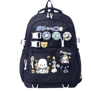 ZEEMIN Halloween Christmas Cinnamoroll Kuromi Hello Kitty Anime Backpack Cute School Bag Female Student School Lightweight Large Capacity Backpack Bags