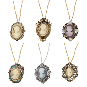 Delicate Sculpted Hollow Pendant Chain With Embellishments Comfortable Lightweight Accessory For Women