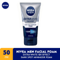 Nivea men Extra Bright Dark Spot Minimizer Facial Foam. 