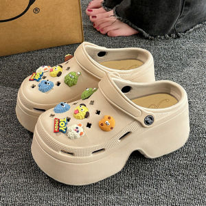 LHShoess สุดคุ้ม รองเท้าแตะหัวโตเสริมส้น พื้นยาง น้ำหนักเบา ใส่สบายเท้า แถมจิ๊บบิทติดรองเท้าปังๆ พื้นกันลื่นแน่นๆ ทรงสวยงานดีสุด ของมันต้องมี