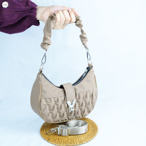 LUNA AURA [ Pilih Lokal ] Tas Selempang Hobo Wanita New Bordir Timbul 2501 Slingbag Cewek Terbaru Tas ootd
