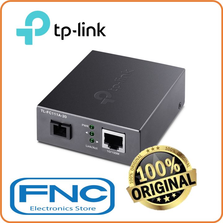 TP-LINK TL-FC111A-20 Network 10/100 Mbps RJ45 To 100 Mbps Single-mode ...