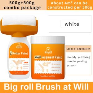 【READY STOCK】Wall repair paint roller brush Paint Wall Repair Paint with mildew-proof non-toxic and odorless paint