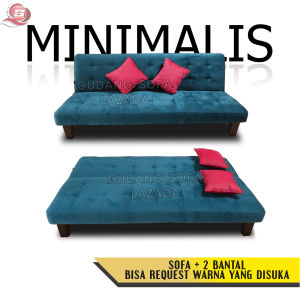 Sofa Bed Minimalis + 2 Bonus Bantal. Bahan Canvas. Sofa Bed Lipat sofa santai sofa tidur. Bisa pilih warna. Pengiriman bisa ke Luar jawa. Sumatera bali madura.