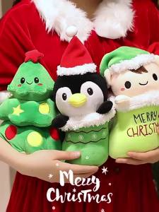Christmas Boots Socks Santa Claus Doll Plush Toy Christmas Tree Doll Doll