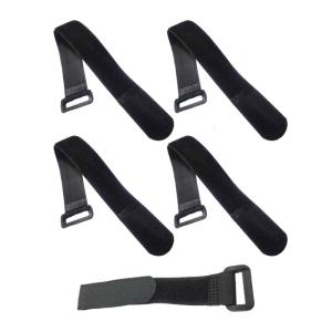 Reusable 60cm Reversible Hook And Loop Strap Heavy Duty Fastening For Outdoor Garden Camping Gear Luggage Binding 5 Pack