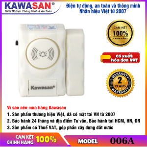 Bộ cửa từ báo động mở cửa Thiết bị chống trộm gắn cửa không dây dùng pin Kawasan 006A
