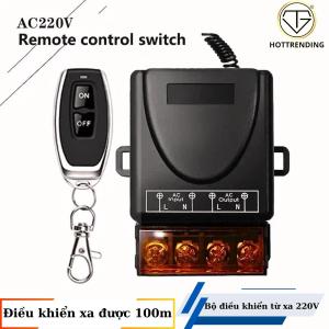 Công Tắc Điều Khiển Từ Xa Cho Máy Bơm Nước Thiết Bị Điện 100M 30A 220V Công Suất Lớn