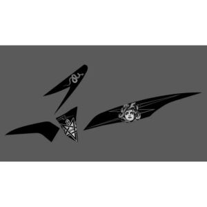 (COD)Striping Transparan Beat Pop Motif Medusa Viral Sudah Dicutting - SBP-UV - GSI