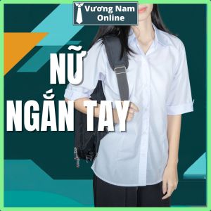 Áo sơ mi trắng nam đi học sinh tay ngắn và dài cấp 2 và 3 hàng tiêu chuẩn vải kate vạc ngang VNO93