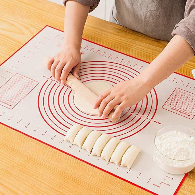 DIY Utensils Non-stick Dough Pastry Board Silicone Baking Mats Non-stick  Pizza Dough Sheet Lazada PH - Main Image