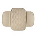 ROLL Portable Center Console Armrest Cushion Height Increasing Multifunctional Storage Box Convenient PU Leather Armrest Pad Car. 
