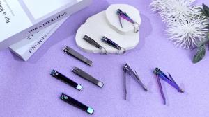 Bememo 12 Pieces Stainless Nail Clippers Set Fingernail and Toenail Clippers Nail Cutter Tool Set for Men and Women(Black)