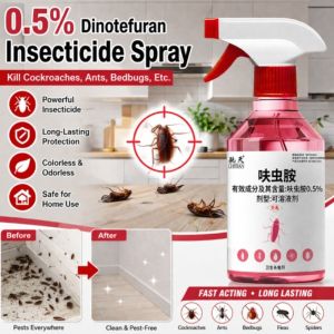 Powerful Cockroach Insecticide 05 Percent Dinotefuran Formula Effective Roach Killer Pest Control Spray Home Kitchen Bathroom Use