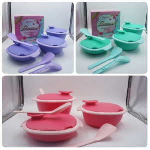 ESA Tempat Prasmanan Kotak Wadah Sayur Lauk Luzern Wadah Saji Prasmanan Set 3 Pcs