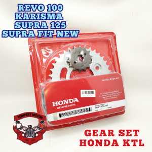 GIR SET GEAR SET PAKET HONDA KTL SUPRA 125 SUPRA FIT NEW KARISMA