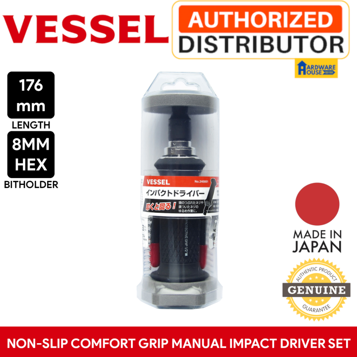 MADE IN JAPAN ORIGINAL Hand Impact Driver Screw Bit Set 7PC