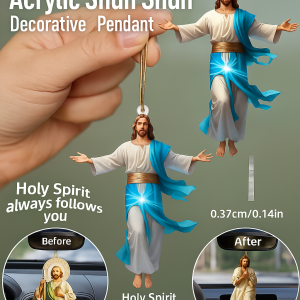 Car Trailer Cultural Connotation Compassion and Wisdom Protection Ornaments Peaceful Psychological Feeling