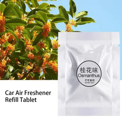 Car Air Vent Clip Fragrance 1/5/10Pcs Tablets Aroma Diffuser Car Perfume Refills Aromatherapy Ornament for Auto Marine Cologne