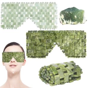 PLNBFG Liệu pháp lạnh Nạ Ngọc Mắt Máy mát xa mắt Dịch vụ Spa Da nạ ngủ Quà tặng Thư giãn nạ mắt ngọc mát lạnh Thư giãn mắt