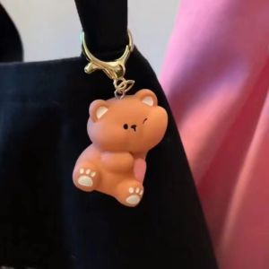 2Pcs Anime Sanrio Magnetic Keychain Kuromi My Melody Action Figural Model PVC Key Ring Cinnamoroll Figurine Birthday Gifts
