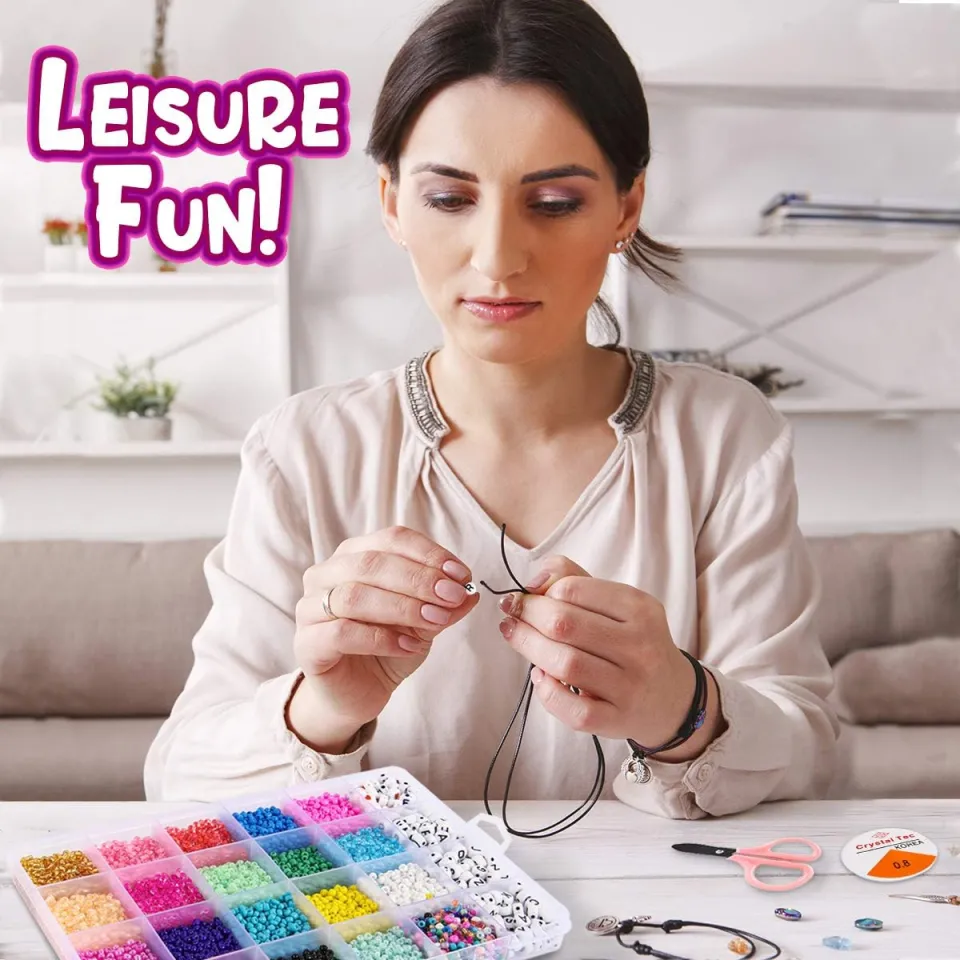 Craft Kit For Girls Charm Bracelet Making Kit Including Jewelry Beads Snake  Chain Diy Craft Jewelry Gift Set | Fruugo UK