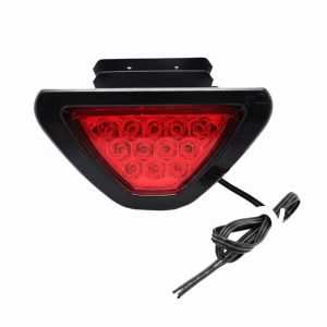 Lampu Sen LED Stop Rem Model F1 Stoplamp Segitiga Untuk Motor Mobil Universal