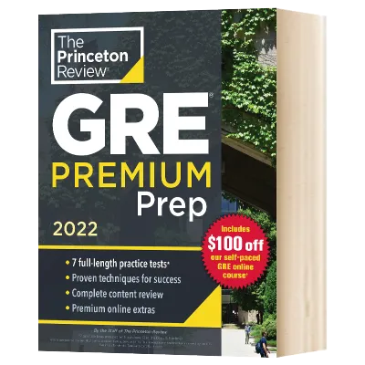 [Authentic ] Princeton Review GRE Premium Prep 2022
