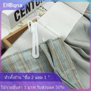 [COD] EHBqna KITCHEN ตะขอแขวนผ้าม่าน10ชิ้นตะขอแขวนผ้าม่านพลาสติกสีขาวแหวนหน้าต่างสำหรับบ้านสำนักงานอุปกรณ์เสริมผ้าม่าน7ซม. 8.5ซม.