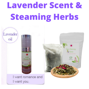 SALE BEST BUNDLE: Yoni Oil & Steaming Herbs for Vaginal Health & Organic Womb Wellness
