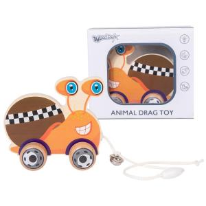Baby Wooden Toy Car with Bells – Montessori-Style Educational Shape Sorter & Early Learning Gift for Toddlers-Hadiah Bayi