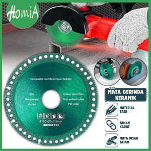 Mata Gerinda Keramik Cakram Model Roda / Saw Cutting Disc / Alat Potong Besi Logam Serbaguna - HOMIA