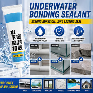 Waterproof Sealant Durable Underwater Adhesive Silicone Glue Strong Bonding Leak Repair Glue High Strength Glass Silicone Heavy Duty Sealant For Home And Outdoor