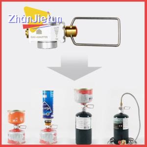 zhanjietun Camping Gas Saver Plus Gas Converter Shifter Refill Flat Tank Conversion Adapter