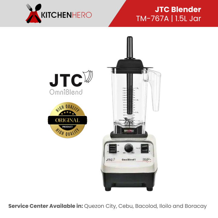 JTC TM-767A Omniblend 1 Heavy Duty Commercial Blender 1.5L (Grey