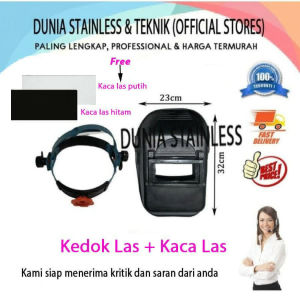 Kedok las Kepala plus kaca las per paket