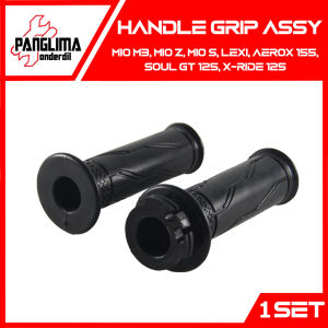 Handgrip Mio M3-Z-S & Soul GT 125 & X-Ride 125 & Lexi Lama-S & Aerox 155 Karet-Pipa-Slongsong Handle Hand grip-Fat-Vat-Pad-Handfat-Handvat-Handpad-Hanfat Assy-Set