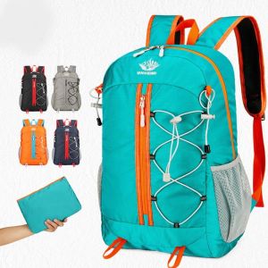 G5Q1 Large-capacity Foldable Backpack Ultra-Lightweight Anti-splash Outdoor Mountain Bag Casual Waterproof Climb Bag Outdoor