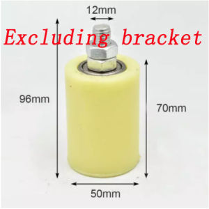 ✅【Local delivery】✅ Sliding Gate Guide Roller with L-Post Bracket Dual Adjustable Nylon Roller Mounting Bracket for 2-5/16" Max Capacity Rolling Sliding Gates
