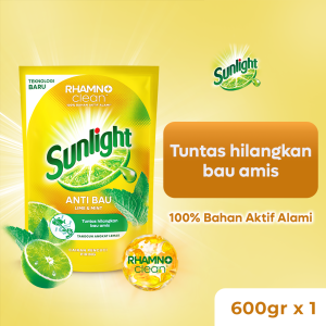 Sunlight Anti Bau Sabun Cuci Piring 600gr